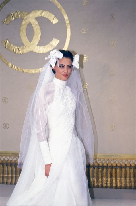 chanel wedding dress|vintage chanel wedding dresses.